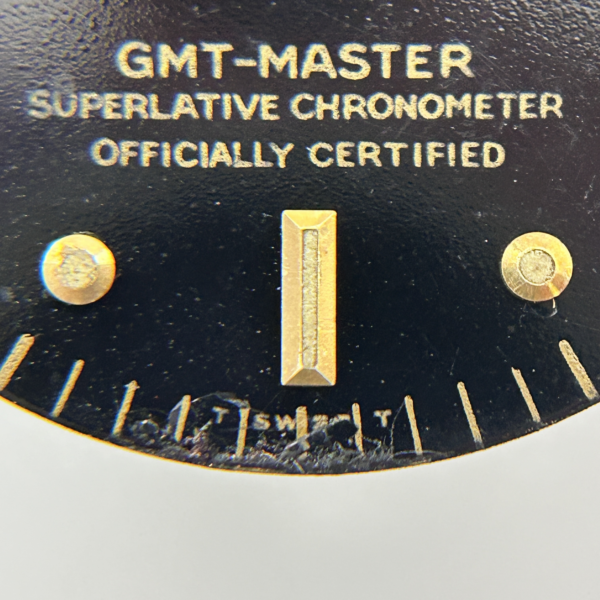 Quadrante/Dial ROLEX Gmt Master 1675/8 Nipple Nero/ Black - immagine 3