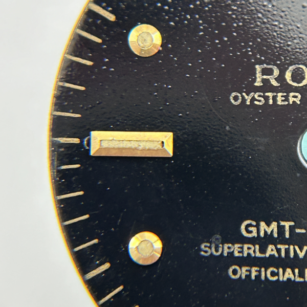 Quadrante/Dial ROLEX Gmt Master 1675/8 Nipple Nero/ Black - immagine 4