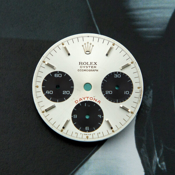 Dial Rolex for Daytona Cosmograph, Ref: 6263/6265, Argenté Color, Sigma Big Red, Stainless Steel - immagine 7