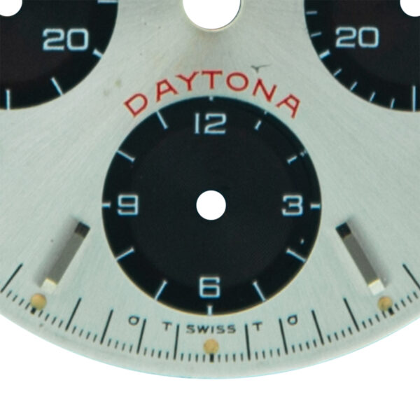 Dial Rolex for Daytona Cosmograph, Ref: 6263/6265, Argenté Color, Sigma Big Red, Stainless Steel - immagine 5