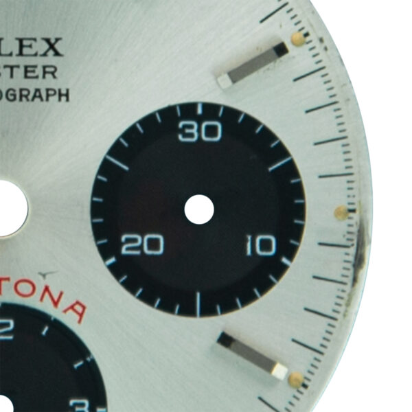 Dial Rolex for Daytona Cosmograph, Ref: 6263/6265, Argenté Color, Sigma Big Red, Stainless Steel - immagine 3