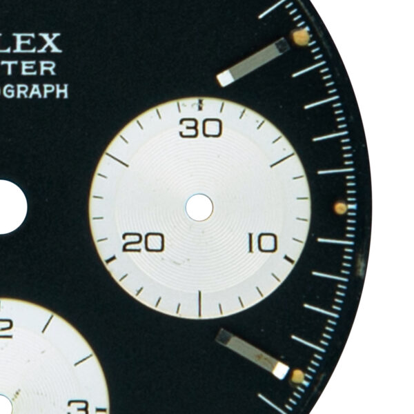 Dial Rolex for Daytona Cosmograph, Ref: 6263/ 6265 Black Color, First Series, Stainless Steel - immagine 3