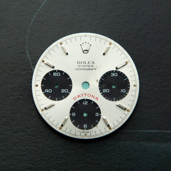 Dial Rolex for Daytona Cosmograph, Ref: 6263/6265, Argenté Color, Big Red Floating, Stainless Steel - immagine 7