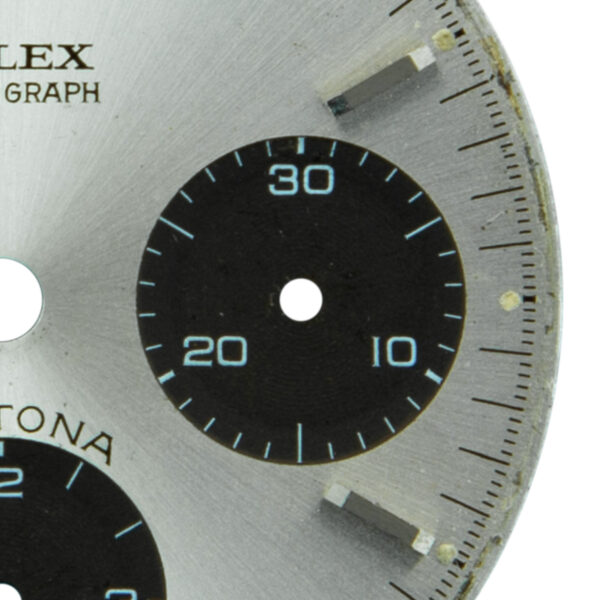 Dial Rolex for Daytona Cosmograph, Ref: 6239/6241/6264/6262, Argenté Color, Stainless Steel - immagine 3