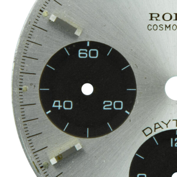 Dial Rolex for Daytona Cosmograph, Ref: 6239/6241/6264/6262, Argenté Color, Stainless Steel - immagine 4