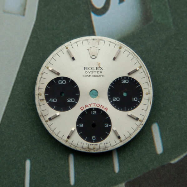 Dial Rolex for Daytona Cosmograph, Ref: 6263/6265, Argenté Color, Big Red Sigma, Stainless Steel - immagine 7