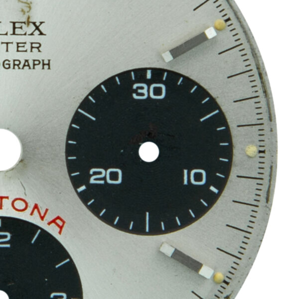 Dial Rolex for Daytona Cosmograph, Ref: 6263/6265, Argenté Color, Big Red Sigma, Stainless Steel - immagine 3