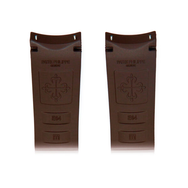 Strap for PATEK PHILIPPE,  Aquanaut 5164R, Ref. E64,  Brown Rubber - immagine 3