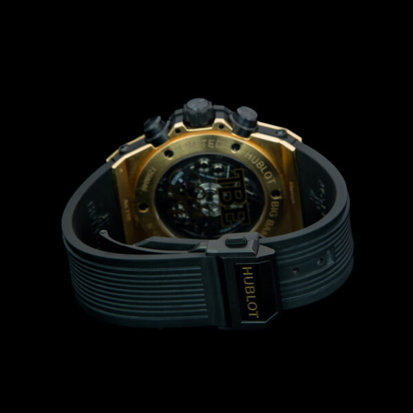 Hublot, Big Bang, Fly-Back Chronograph, 411.VX.1180.PR.0904.TMT18, Floyd Mayweather Limited Edition, 45 mm, Yellow Gold with Diamonds - immagine 7