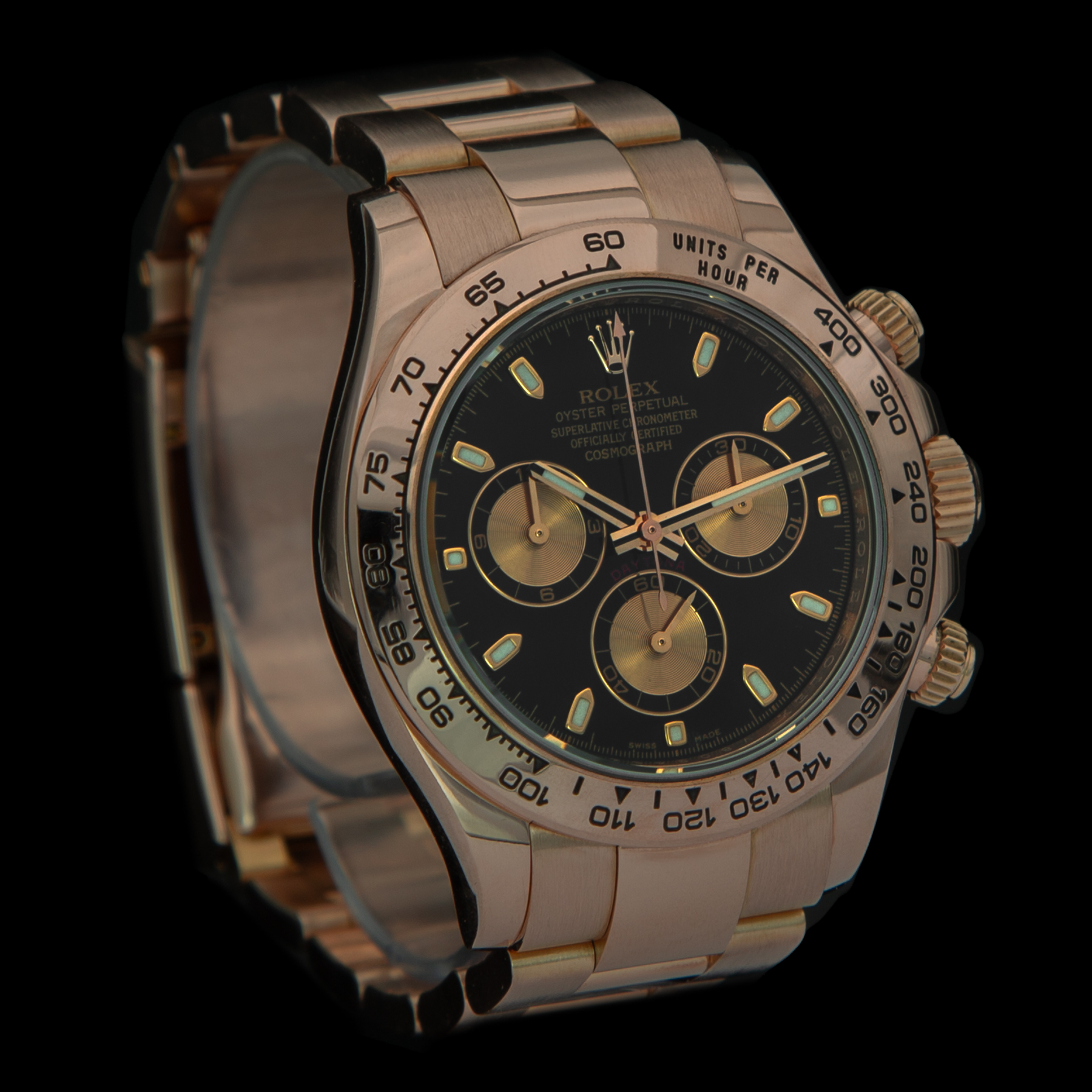 ROLEX 116505 V809463 NERO 2010 SI GAR_DX