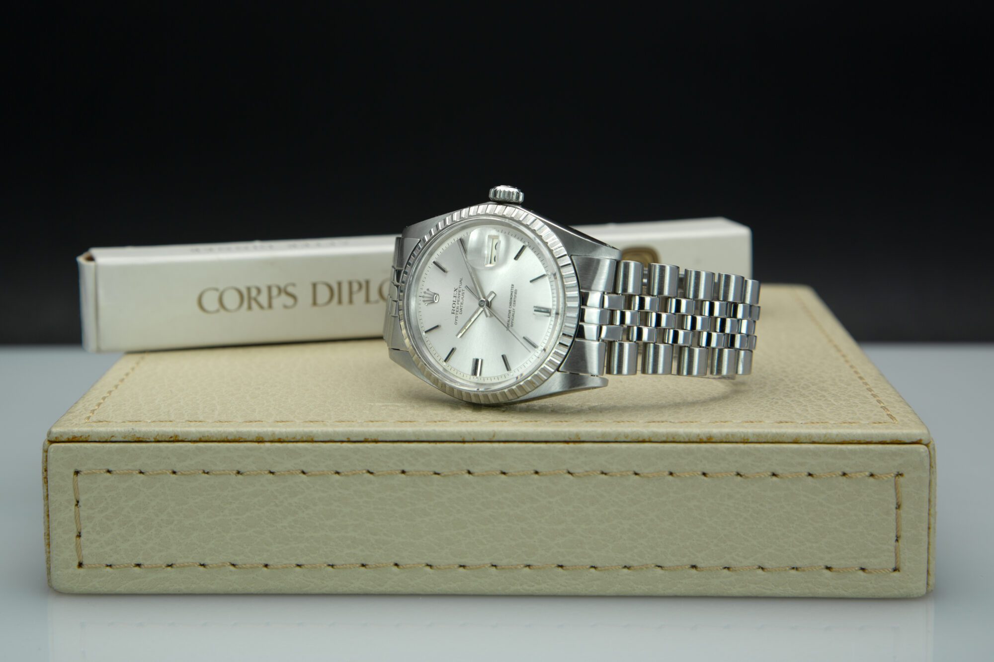 ROLEX 1603 2639605 1971 ARGENTEE NO GAR_AMB