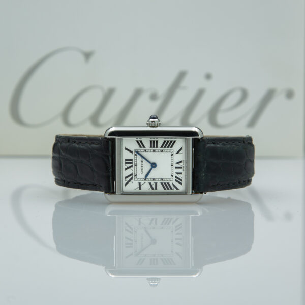 Cartier Tank Solo, 24 mm, Ref. 3170, White Dial , Year 2019, Stainless Steel - immagine 6
