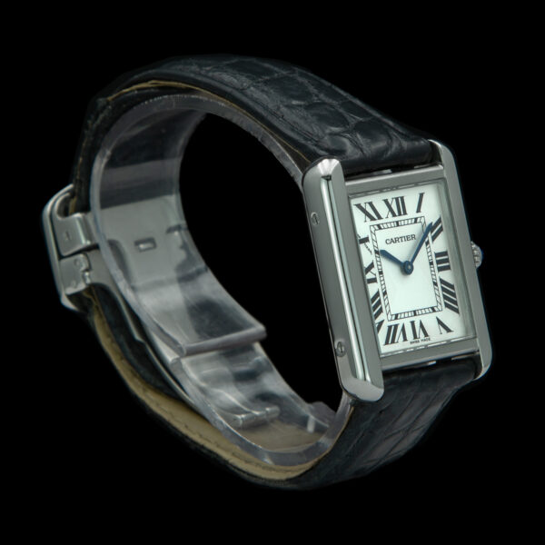 Cartier Tank Solo, 24 mm, Ref. 3170, White Dial , Year 2019, Stainless Steel - immagine 4