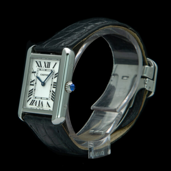 Cartier Tank Solo, 24 mm, Ref. 3170, White Dial , Year 2019, Stainless Steel - immagine 3