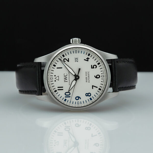 IWC, Pilot Mark XVIII, 40 mm, Ref. IW327012, White Dial, Year 2019, Stainless Steel - immagine 6