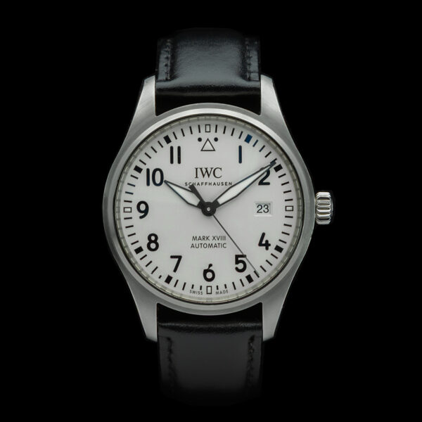 IWC, Pilot Mark XVIII, 40 mm, Ref. IW327012, White Dial, Year 2019, Stainless Steel