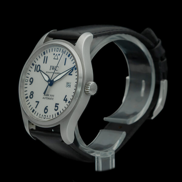 IWC, Pilot Mark XVIII, 40 mm, Ref. IW327012, White Dial, Year 2019, Stainless Steel - immagine 3
