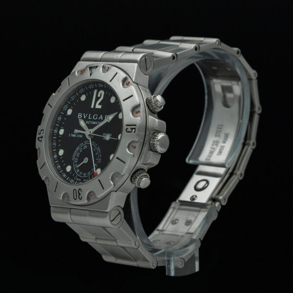 Bulgari, Diagono Scuba GMT, 38mm, Ref. SD38SGMT, Stainless Steel - immagine 3
