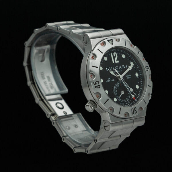 Bulgari, Diagono Scuba GMT, 38mm, Ref. SD38SGMT, Stainless Steel - immagine 4