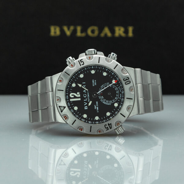 Bulgari, Diagono Scuba GMT, 38mm, Ref. SD38SGMT, Stainless Steel - immagine 6