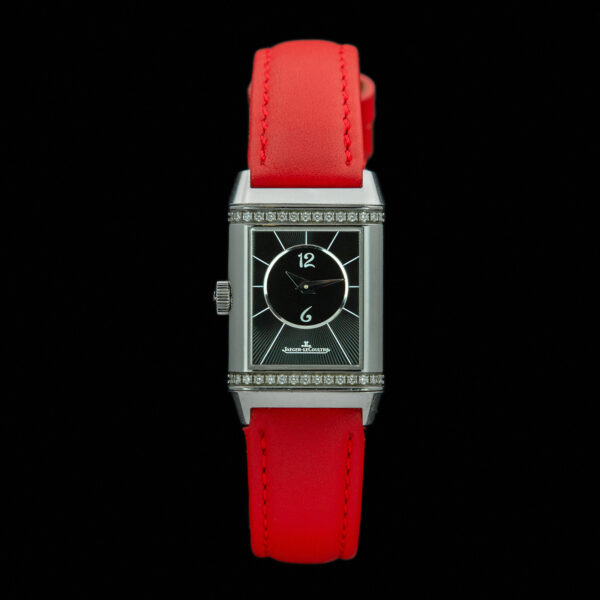 Jaeger-LeCoultre, Reverso Duetto, 21x34mm, Ref. 211.8.44, Double Dial Silver and Black, Stainless Steel - immagine 4