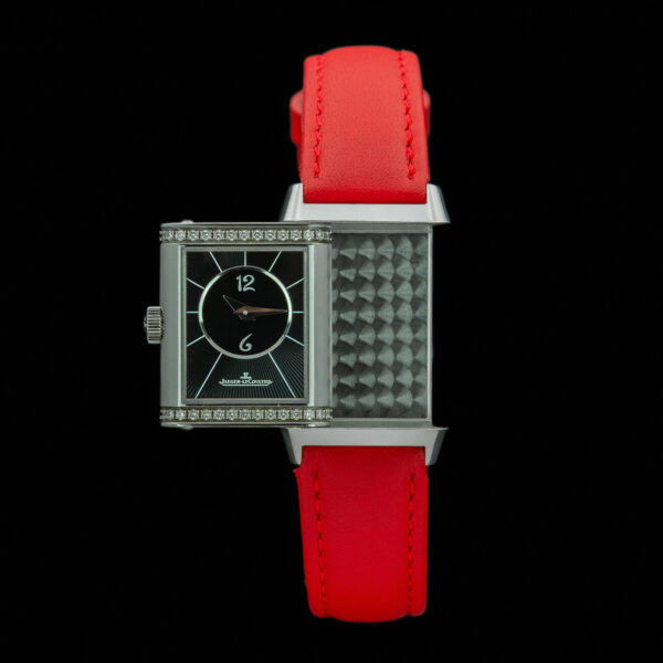 Jaeger-LeCoultre, Reverso Duetto, 21x34mm, Ref. 211.8.44, Double Dial Silver and Black, Stainless Steel - immagine 11