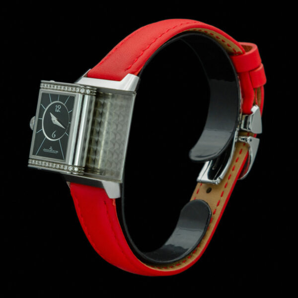 Jaeger-LeCoultre, Reverso Duetto, 21x34mm, Ref. 211.8.44, Double Dial Silver and Black, Stainless Steel - immagine 5