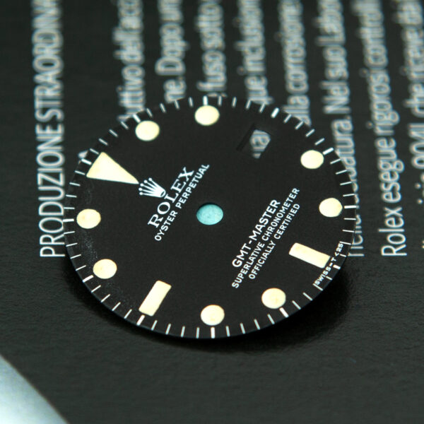 Quadrante/Dial ROLEX Gmt Master 1675 Nero/ Black mk4 - immagine 3