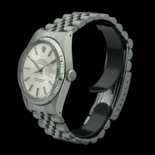 Rolex, DateJust 36mm, Ref. 16014, Silver Dial, Year: 1978, Jubilee Bracelet, Stainless Steel - immagine 3