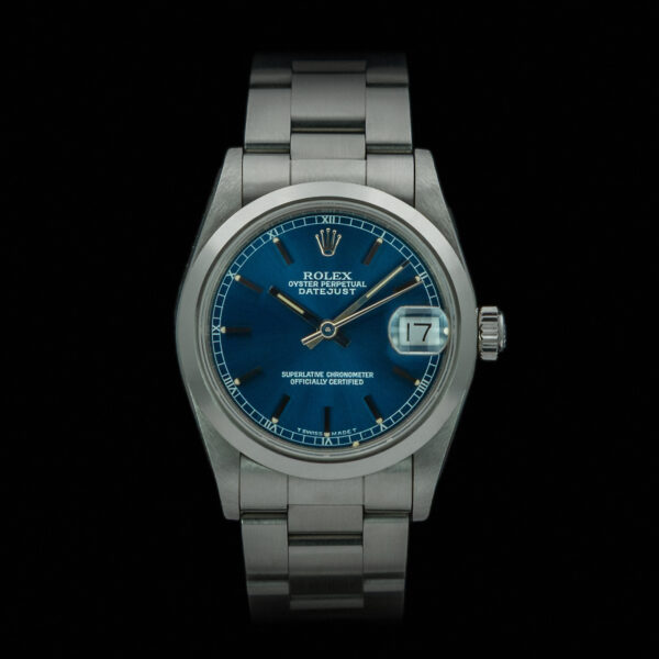 Rolex, DateJust 31mm, Ref. 68240, Year: 1998, Blue Dial, Oyster Bracelet, Stainless Steel
