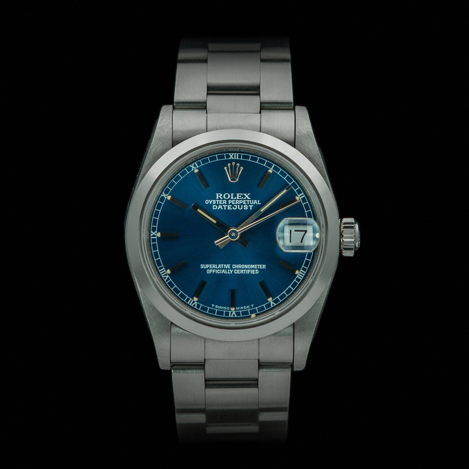 ROLEX 68240 V538507 2008 BLU OYSTER NO GAR-2