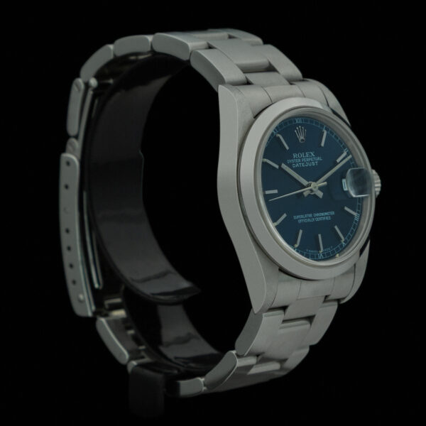 Rolex, DateJust 31mm, Ref. 68240, Year: 1998, Blue Dial, Oyster Bracelet, Stainless Steel - immagine 4