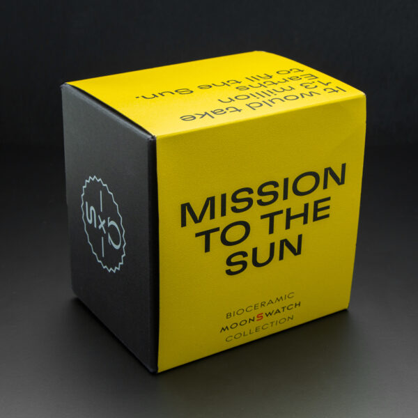 Swatch x Omega, MoonSwatch "Mission to the Sun", 42mm, Yellow Dial, Bioceramic - immagine 3