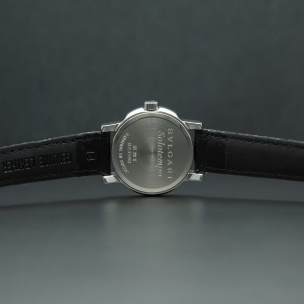 Bulgari, Solotempo, 29 mm, Ref. ST 29 S, Black Dial, Stainless Steel - immagine 6