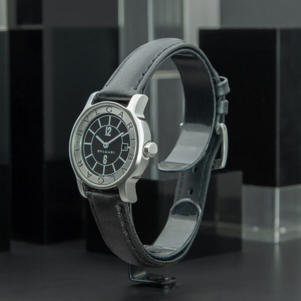 Bulgari, Solotempo, 29 mm, Ref. ST 29 S, Black Dial, Stainless Steel - immagine 3