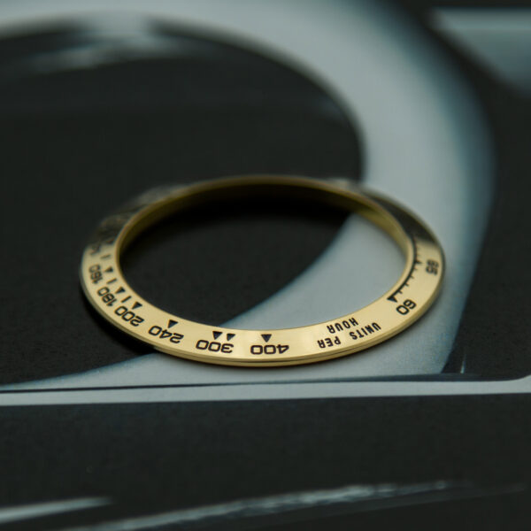Bezel for Rolex Daytona Ref. 116508-116518-16518 Yellow Gold - immagine 3