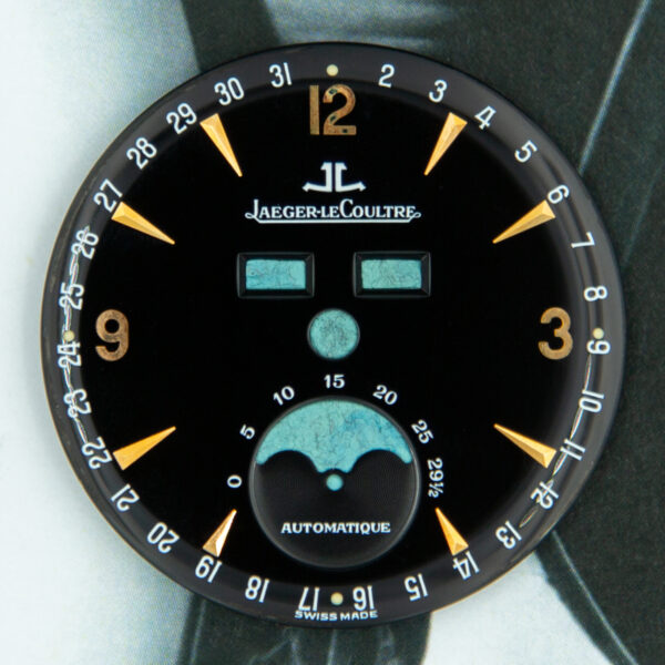 Dial Jaeger LeCoultre Master Calendar, Ref. 140.2.98.S, Black, Rose Gold