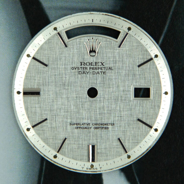 Dial Rolex for Day-Date, Ref: 1803-9, White Gold, Linen