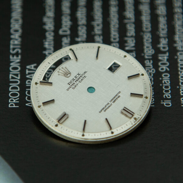 Dial Rolex for Day-Date, Ref: 1803-9, White Gold, Linen - immagine 3