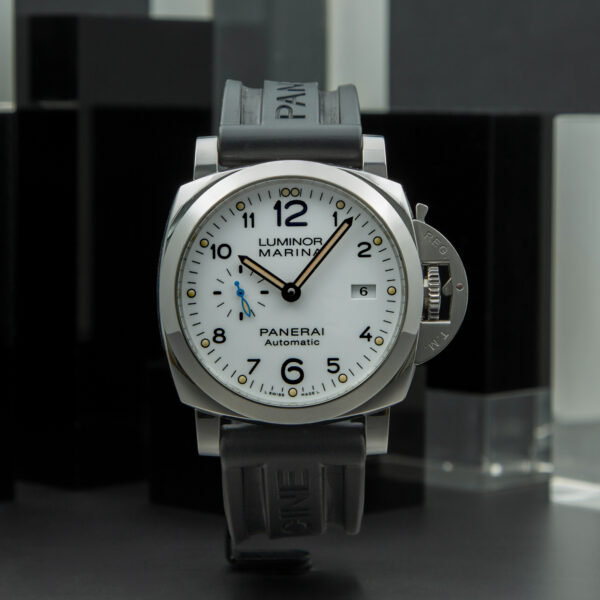 Officine Panerai, Luminor Marina "1950", 44mm, Ref. PAM01499, White Dial, Stainless Steel