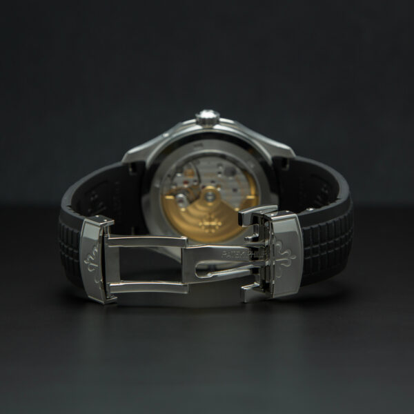 Patek Philippe, Aquanaut "Travel Time", 40mm, Ref. 5164A-001, Year: 2015, Full Set, Black Dial, Stainless steel - immagine 5