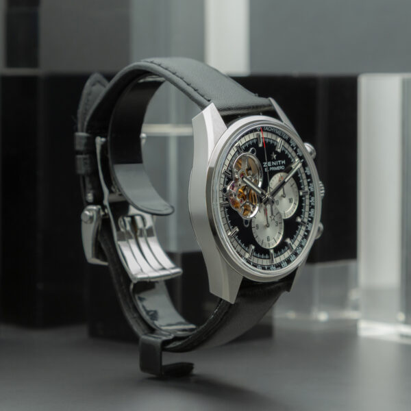 Zenith, El Primero Chronomaster, 42mm, Ref. 03.2042.4061/21.C496, Year: 2014, Black Dial, Stainless steel - immagine 4