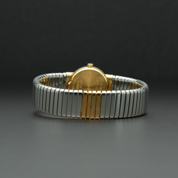 Bulgari, Tubogas, 22.5mm, Ref. BB232TG, Black Dial, Stainless Steel and Yellow Gold - immagine 5