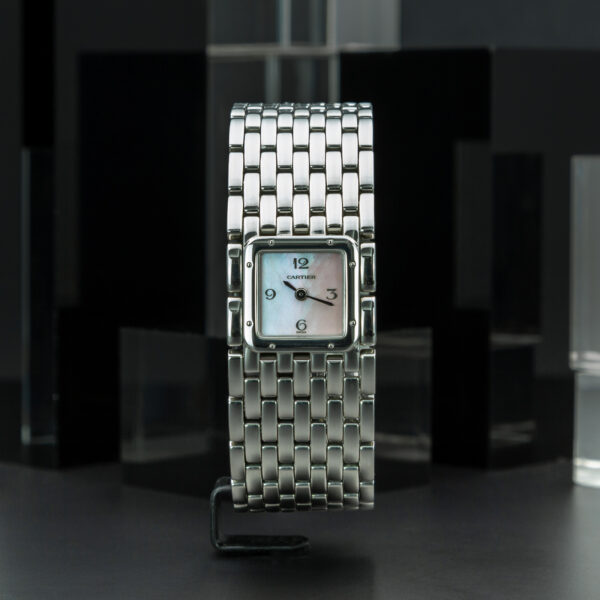 Cartier, Panthère, 21 mm, Ref.2420, MOP Rose Dial, Stainless Steel