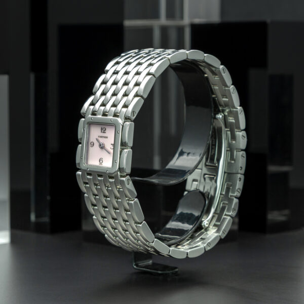 Cartier, Panthère, 21 mm, Ref.2420, MOP Rose Dial, Stainless Steel - immagine 3