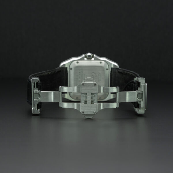Cartier, Santos 100, "Medium Size", 33x44 mm, Ref.2878, White Dial, Full Set, Stainless Steel - immagine 6