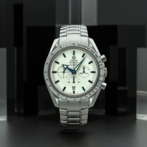 Omega, Speedmaster "Broad Arrow", 42mm, Year: 2015, White Dial, Ref. 3551.20.00, Stainless Steel