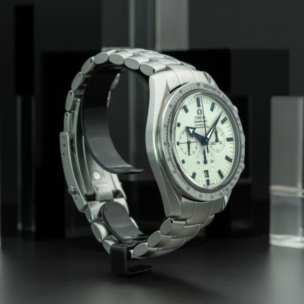 Omega, Speedmaster "Broad Arrow", 42mm, Year: 2015, White Dial, Ref. 3551.20.00, Stainless Steel - immagine 3