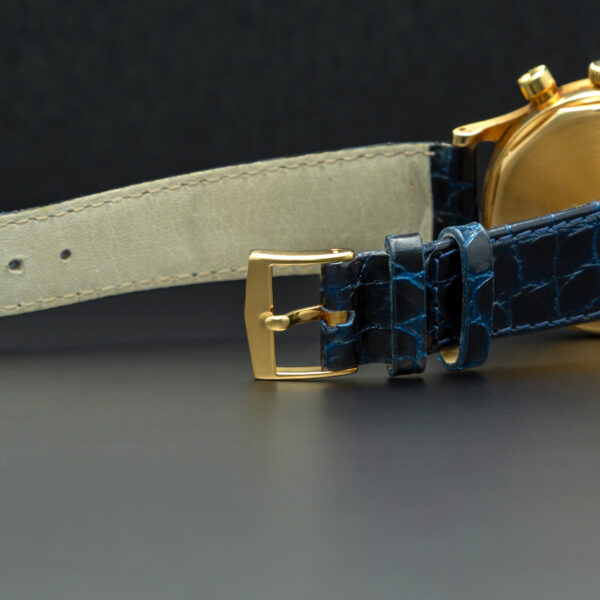 Patek Philippe & Co, Chronograph "Tasti Tondi", 35mm, Ref. 1463, Year: 1946/47, Yellow Gold - immagine 12
