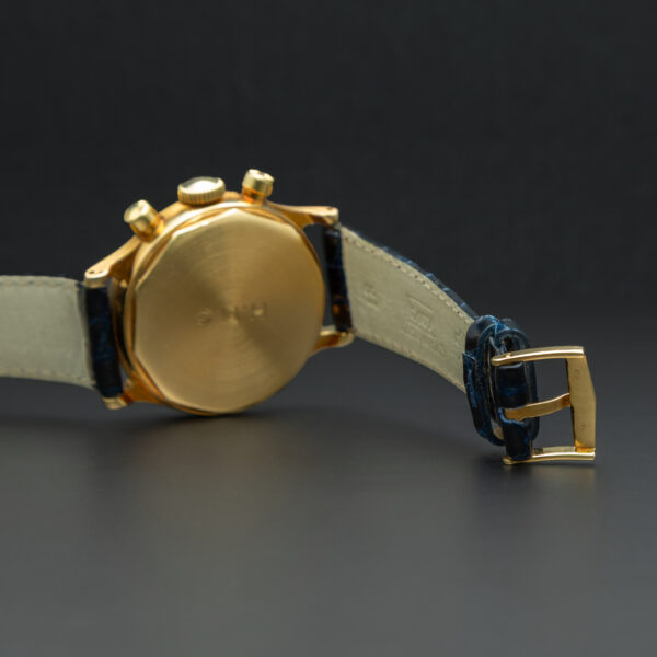Patek Philippe & Co, Chronograph "Tasti Tondi", 35mm, Ref. 1463, Year: 1946/47, Yellow Gold - immagine 15